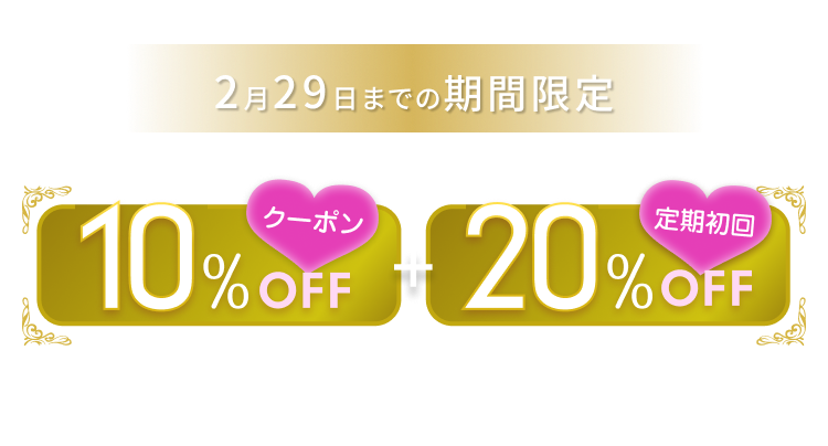 2月29日までの期間限定