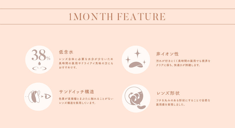 【公式】モラク 1month 2枚入り